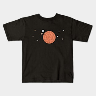 Mars and Stars Mandala Kids T-Shirt